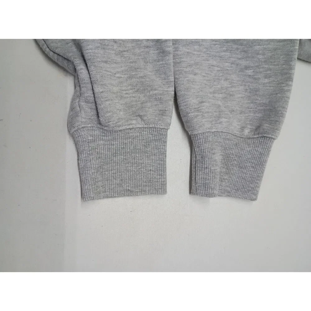 Gap Kids Original Hooded Sweatshirt Youth Sz 14/16 Grey Zip Front Long Sleeve